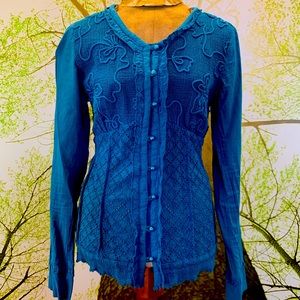 Simply Irresistible 100% cotton, western style blouse